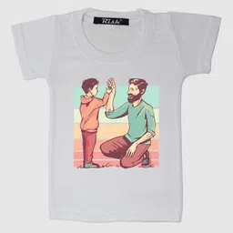 RISH Boys White Printed T-shirt-48