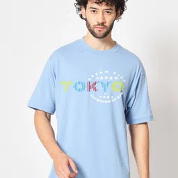 Imsa Moda Men Printed Cotton Oversized T-shirt-picture-26