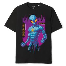 Wear Your Mind Boys Spider-Man Printed Oversized Cotton T-shirt-picture-45