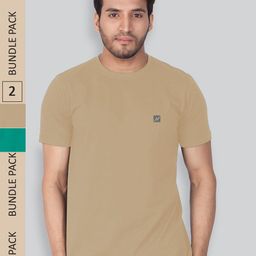 LUX NITRO Pack Of 2 Round Neck Anti Odour Lounge T-Shirt-image-33