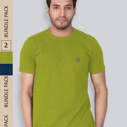 LUX NITRO Pack Of 2 Round Neck Anti Odour Lounge T-Shirt-image-93