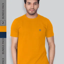LUX NITRO Pack Of 2 Round Neck Anti Odour T-Shirt-image-93