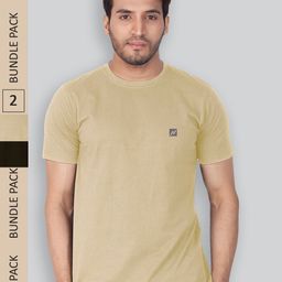 LUX NITRO Pack Of 2 Round Neck Anti Odour Lounge T-Shirt-image-78