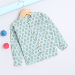 The Magic Wand Boys Printed Cotton Classic Shirt-image-63