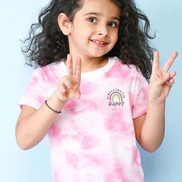 NUSYL Girls Tie and Dye Round Neck T-shirt-picture-24