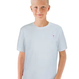 Palm Tree Boys Round Neck Casual Cotton T-Shirt-picture-11