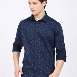 Cantabil Spread Collar Printed Casual Shirt-picture-8