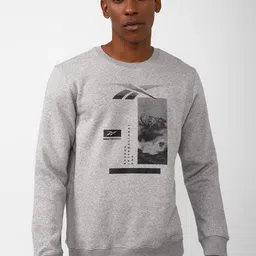 Reebok Men Printed Cotton Sweatshirt-image-7