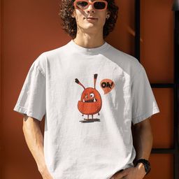 TheBTclub Men Printed Drop-Shoulder Sleeves Activchill T-shirt-image-67