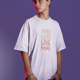 TheBTclub Men Printed Drop-Shoulder Sleeves Activchill T-shirt-image-69