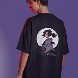 TheBTclub Men Printed Drop-Shoulder Sleeves Activchill T-shirt-image-61