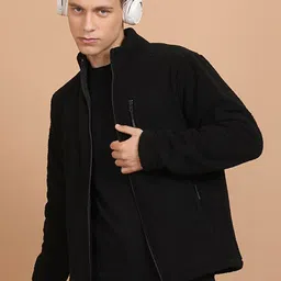 HIGHLANDER Mock Collar Front-Open Sweatshirt image 1