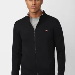 Van Heusen Sport Men Black Solid Sweatshirt-picture-43