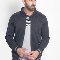 Crimsoune Club Stand Collar Bomber Jacket-image-78