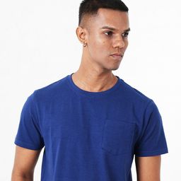 MONKSTORY Round Neck Bamboo Cotton T-shirt-image-92