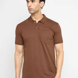 Adobe Men Polo Collar Pockets T-shirt-image-16