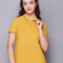 ELPIDA Polo Collar Casual Cotton T-shirt-image-34
