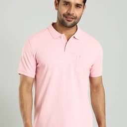 Indian Terrain Men Solid Polo Collar Pockets T-shirt-image-52