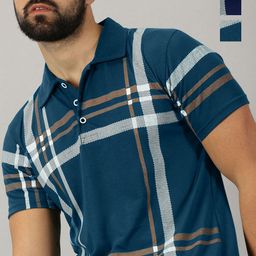 AUSK Men 2 Printed Polo Collar Pockets T-shirt-picture-41