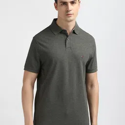 Tommy Hilfiger Men Solid Polo Collar Pockets T-shirt-image-40