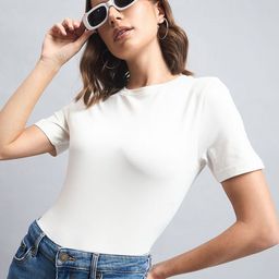 98 Degree North Women V-Neck Pure Cotton Pockets T-shirt-image-79
