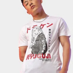 Fans Army Tokyo Revengers Draken Printed Pure Cotton T-shirt-76