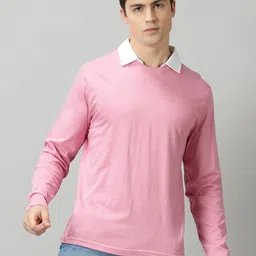 THE HOLLANDER Polo Neck Long Sleeves Pure Cotton T-shirt-picture-35