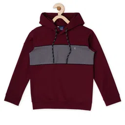 CAVIO Boys Colourblocked Regular Fit Hooded T-shirt-image-76