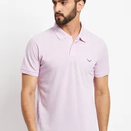 VERO AMORE Polo Collar Cotton T-Shirt-image-34