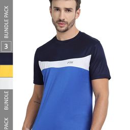 FTX Pack Of 3 Colourblocked Round Neck Dry-Fit Sports T-shirt-image-35