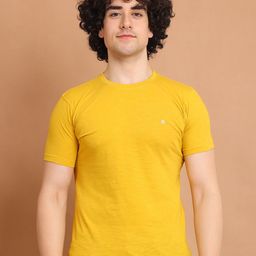 berry blues Round Neck Half Sleeve Cotton T-shirt-image-54
