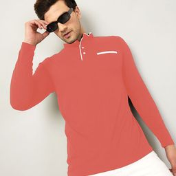 AUSK Men Henley Neck Pockets T-shirt-picture-46