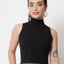 Chemistry High Neck Sleeveless Crop Top-image-74