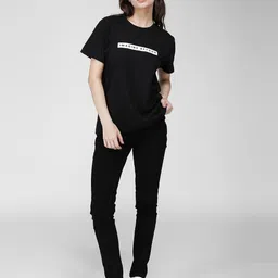 IDK Typography Printed Cotton T-shirt-picture-46