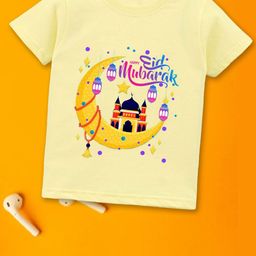 Babywish Kids Relaxed Fit Graphic Printed Cotton T-shirt-image-77