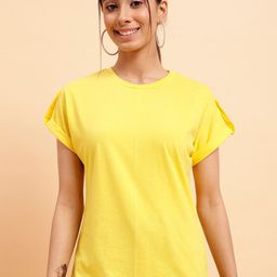 MINT STREET Extended Sleeves Pure Cotton T-shirt-image-94