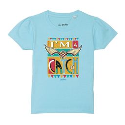 Harry Potter by Wear Your Mind Girls Blue Harry Potter Printed Pure Cotton T-shirt-image-95