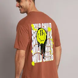 The Modern Soul Graphic Printed Cotton Oversized T-shirt-image-89