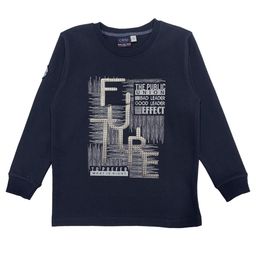 CAVIO Boys Navy Blue Typography Printed Pockets T-shirt-image-73