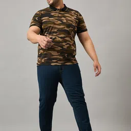 AUSTIVO Camouflage Printed Cotton T-shirt-image-57
