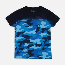 Pepe Jeans Boys Camouflage Printed T-Shirt-image-32