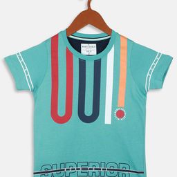Monte Carlo Boys Typography Printed Pure Cotton T-shirt-image-37