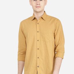JADE BLUE Classic Slim Fit Micro Ditsy Printed Cotton Casual Shirt-image-27