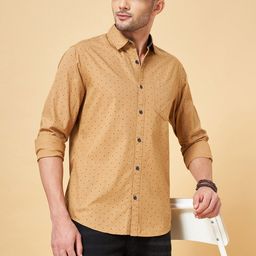 YU by Pantaloons Men Cotton Slim Fit Printed Casual Shirt-image-81