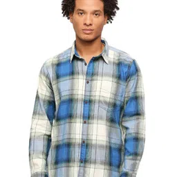 Pepe Jeans Tartan Checked Spread Collar Pure Cotton Casual Shirt-picture-42