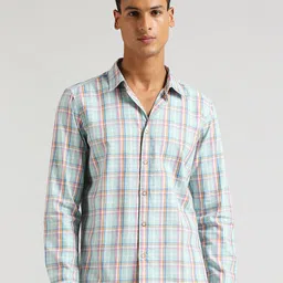 Pepe Jeans Tartan Checked Twill Weave Pure Cotton Casual Shirt-picture-30