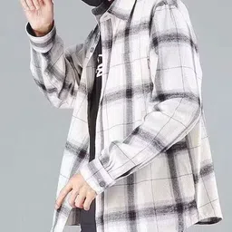 StyleCast Men Tartan Checks Opaque Checked Casual Shirt-image-59