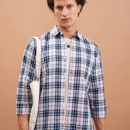 Highlander Men Slim Fit Checked Shirt-picture-23