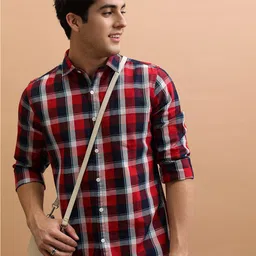 Highlander Men Checked Slim Fit Shirt-picture-11