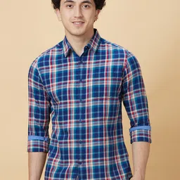 Being Human Men Slim Fit Tartan Checks Opaque Checked Casual Shirt-picture-26